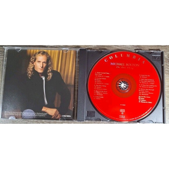 Michael Bolton – The One Thing (CD, 1993, Columbia) - Picture 3 of 3